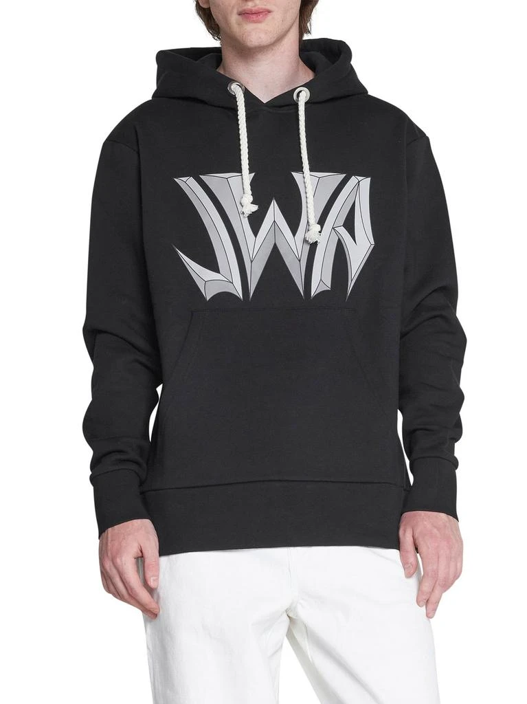 商品JW Anderson|JW Anderson Logo Printed Drawstring Hoodie,价格¥1346,第2张图片详细描述