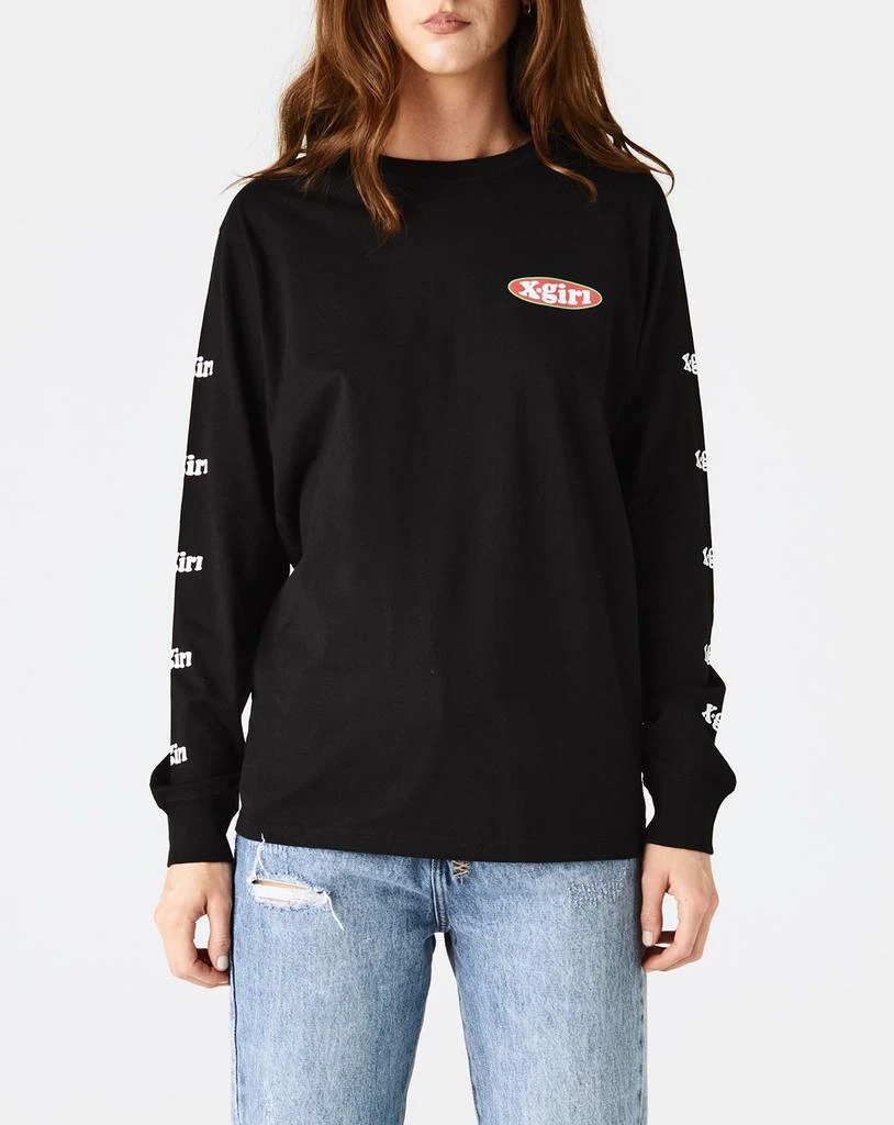 商品X-Girl|Women's Oval Logo Long Sleeve T-Shirt,价格¥69,第1张图片