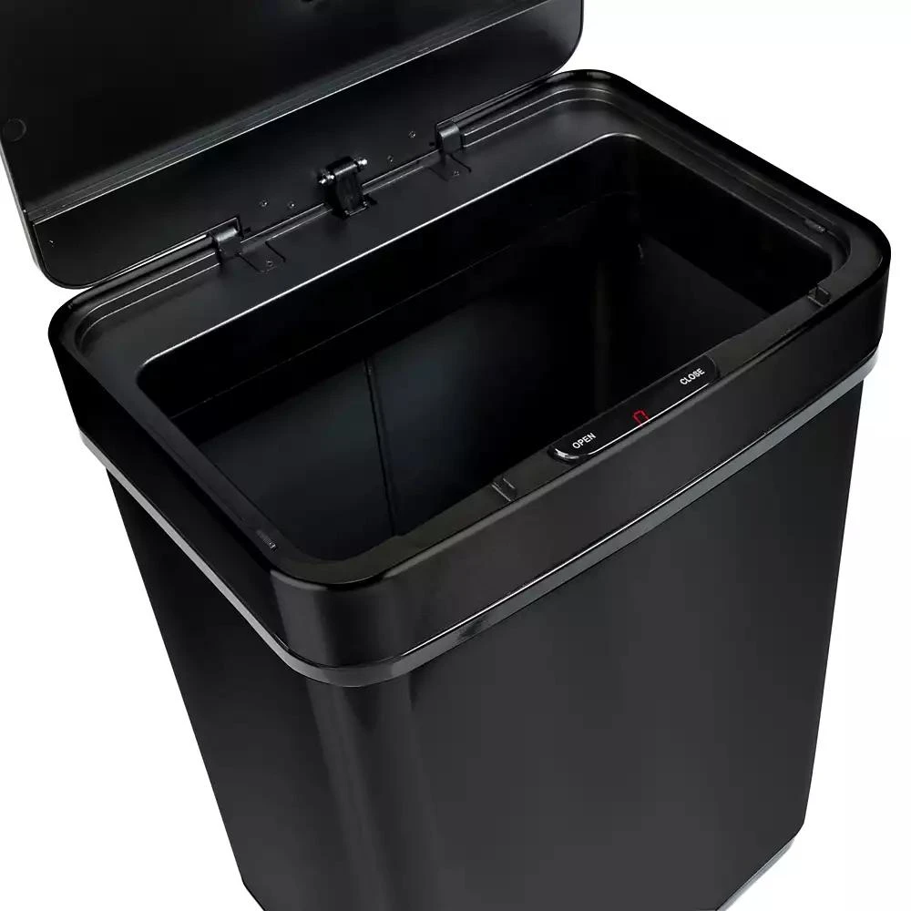 商品Honey Can Do|50L Stainless Steel Trash Can with Motion Sensor,价格¥2359,第4张图片详细描述