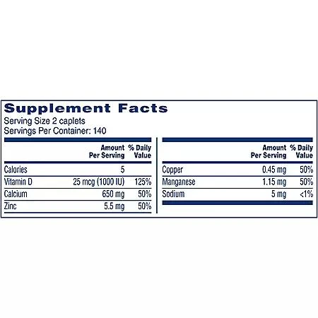 商品Citracal|Citracal Calcium Citrate Caplets + D3 280 ct.,价格¥130,第2张图片详细描述