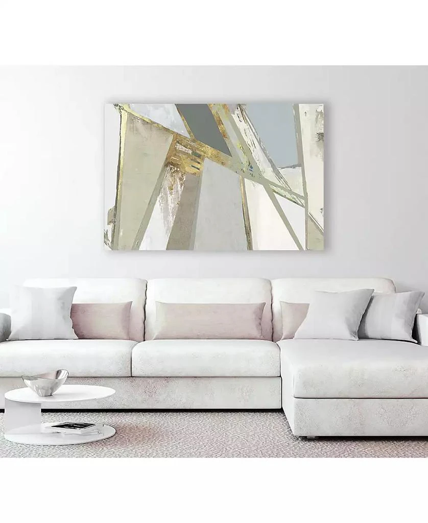 14" x 11" Warm Geometric I Neutral Version Museum Mounted Canvas Print 商品