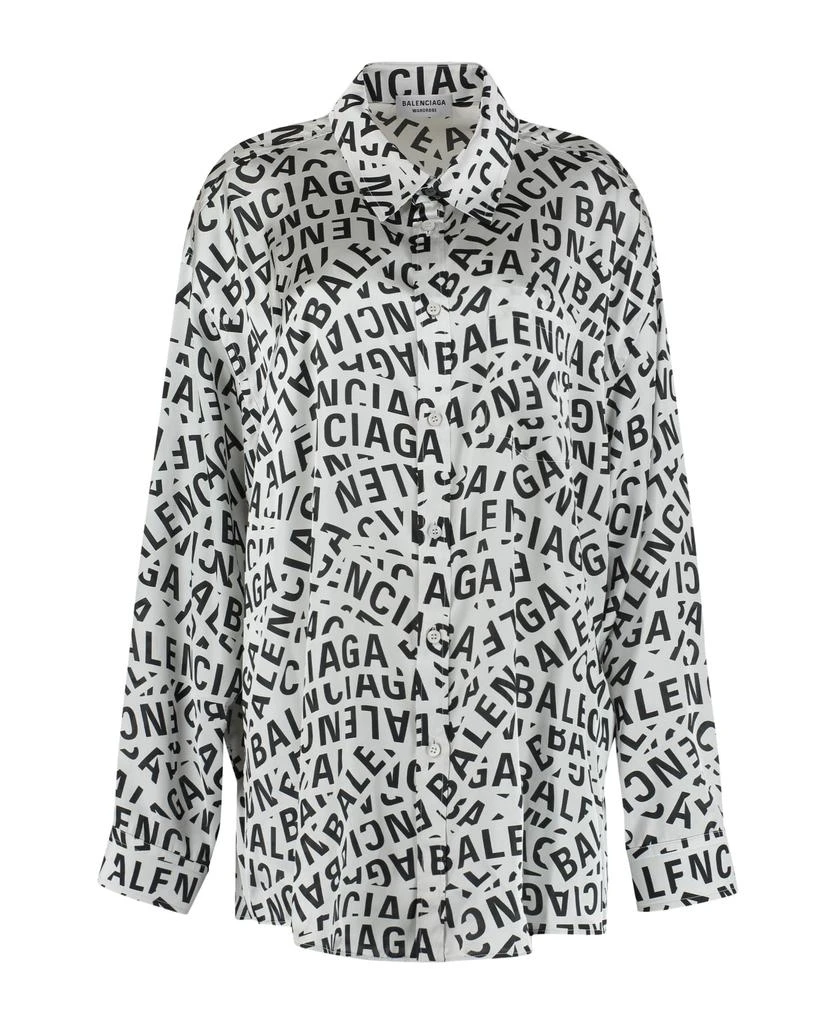 商品Balenciaga|Printed Long Sleeved Shirt,价格¥7764,第1张图片