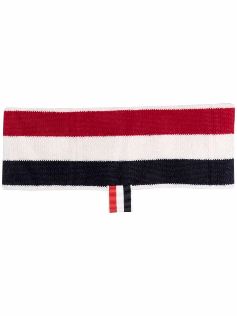商品Thom Browne|Thom Brown Stripe Knitted Headband,价格¥2534,第2张图片详细描述