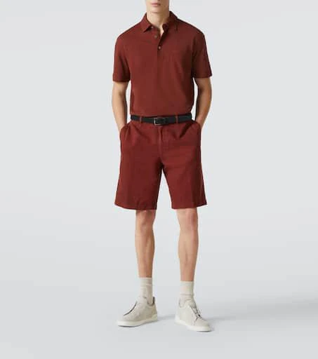 商品Zegna|Triple Stitch绒面革运动鞋,价格¥10494,第2张图片详细描述