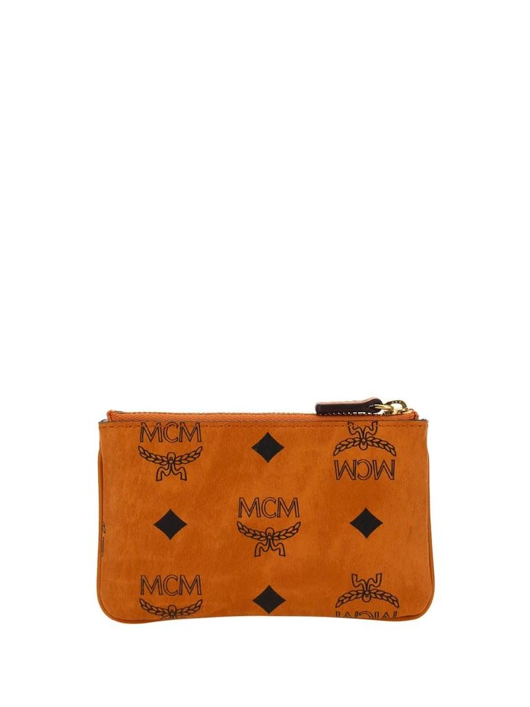 商品MCM|MCM Monogram Printed Zipped Mini Key Pouch,价格¥1220,第2张图片详细描述