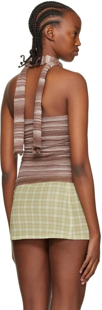 商品Gimaguas|SSENSE Exclusive Brown Striped Tank Top,价格¥687,第3张图片详细描述