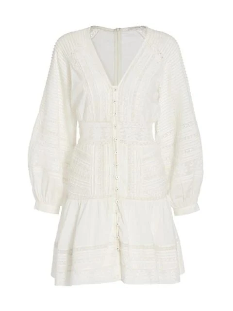 商品VERONICA BEARD|Addilyn Lace Dress,价格¥3718,第1张图片