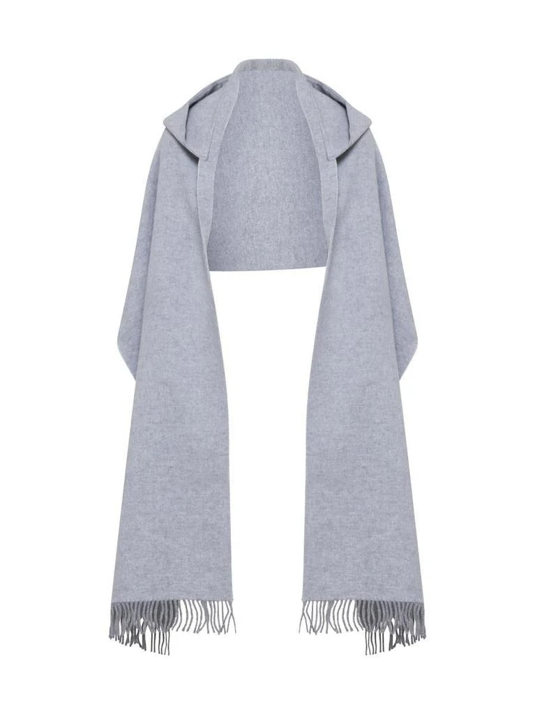 商品Brunello Cucinelli|Brunello Cucinelli Scarves & Wraps in Light Grey,价格¥10448,第1张图片