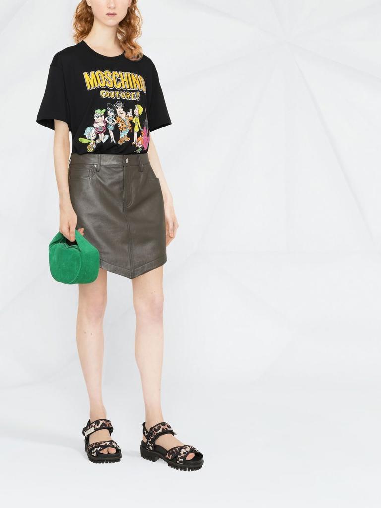 T-shirt with moschino x the flintstones商品第2张图片规格展示