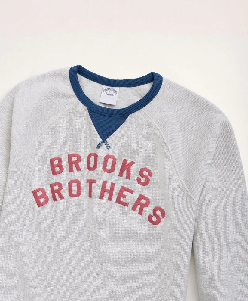 商品Brooks Brothers|Cotton Terry Logo Sweatshirt,价格¥300,第2张图片详细描述