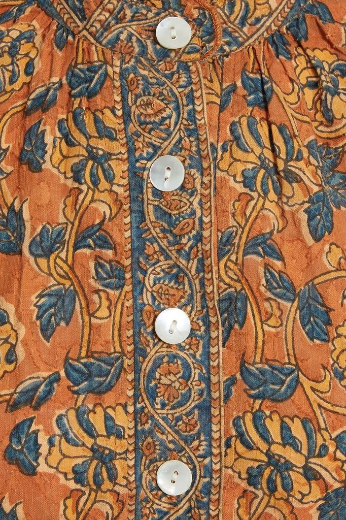商品ANTIK BATIK|Fanny belted printed cotton mini dress,价格¥657,第4张图片详细描述