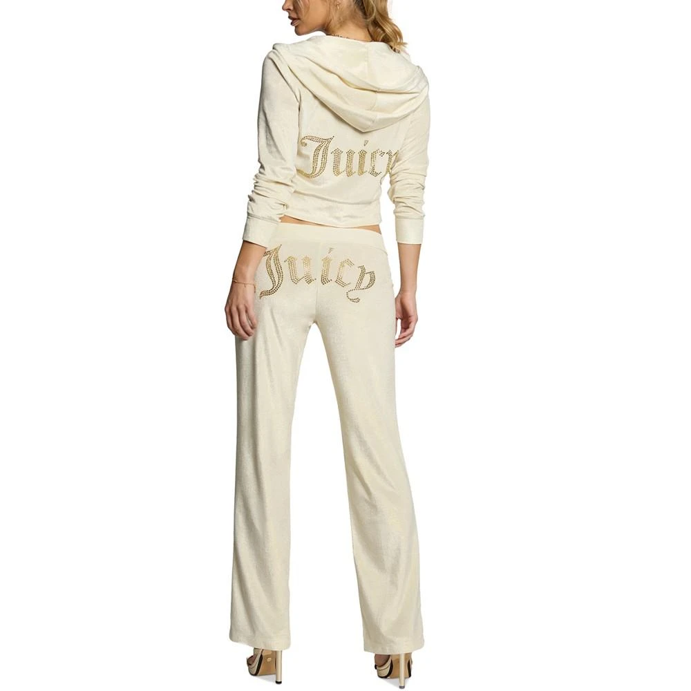 商品Juicy Couture|Women's Velour Studded-Back Bling Pants Created for Macy's,价格¥313,第5张图片详细描述