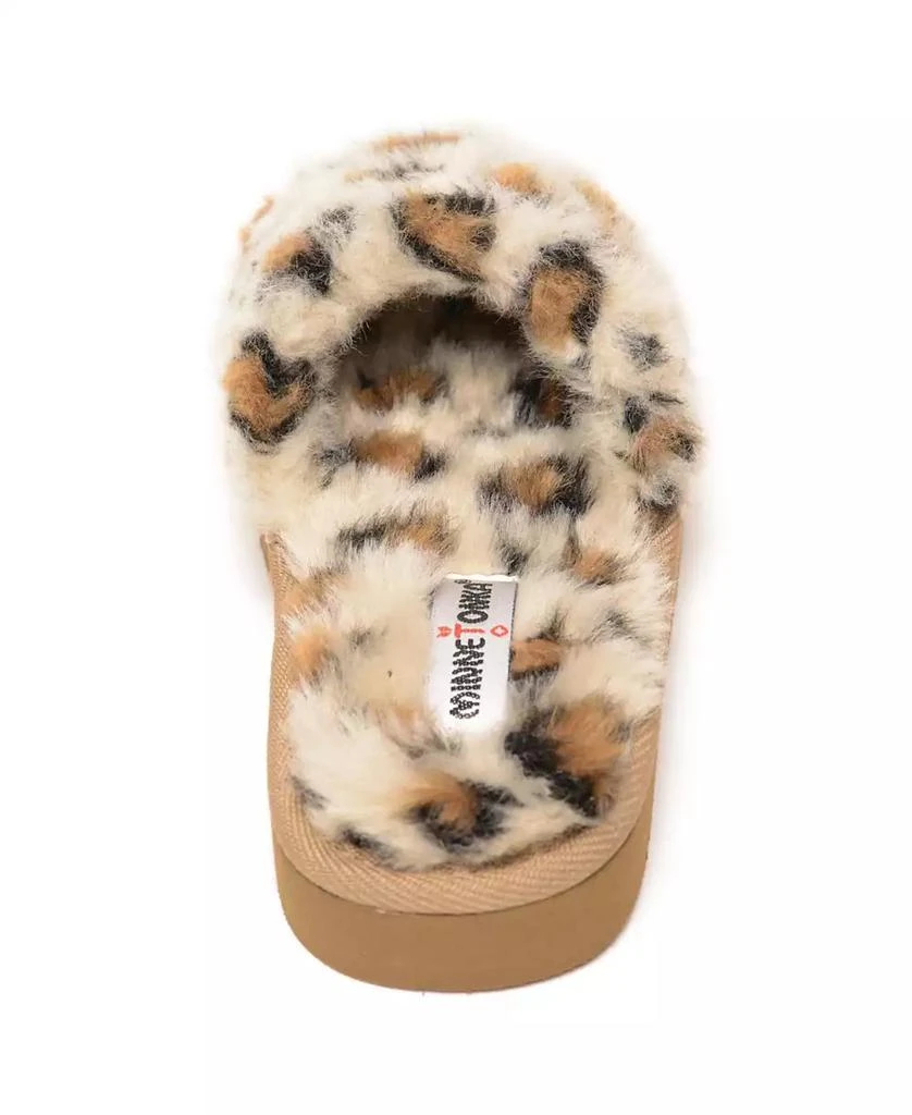 商品Minnetonka|Little Girls Lyla Faux Fur Slide Slippers,价格¥299,第3张图片详细描述