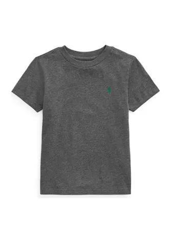 商品Ralph Lauren|Boys 4-7 Cotton Jersey Crew Neck T-Shirt,价格¥74-¥184,第3张图片详细描述