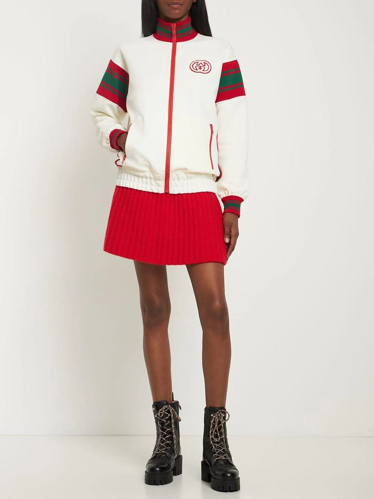 商品Gucci|Cosmogonie Tech Jersey Zip Sweatshirt,价格¥16986,第1张图片