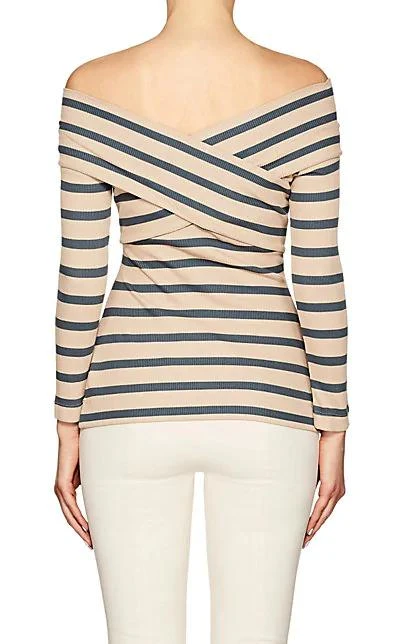 商品ZADIG & VOLTAIRE|Massimo Striped Rib-Knit Top,价格¥535,第2张图片详细描述