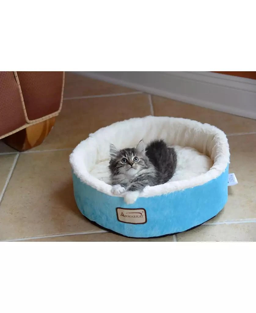 商品Macy's|15" Soft Plush Round Dount Cat Beds and Dog Cuddler,价格¥262,第3张图片详细描述