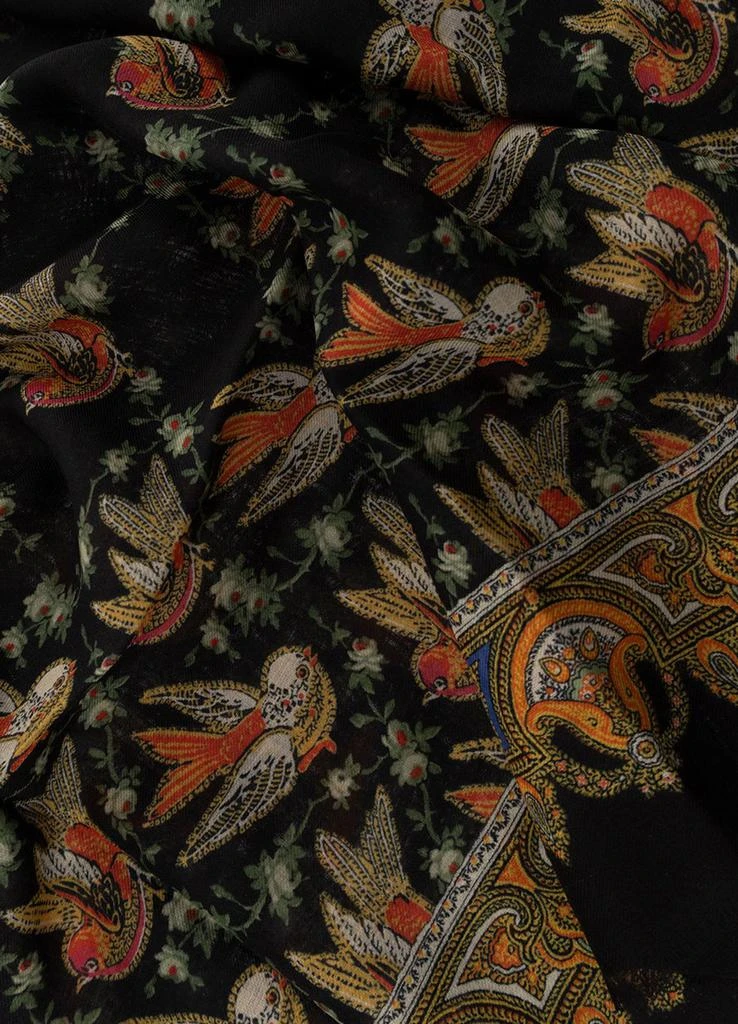 商品ETRO|小鸟图案围巾,价格¥3157,第4张图片详细描述