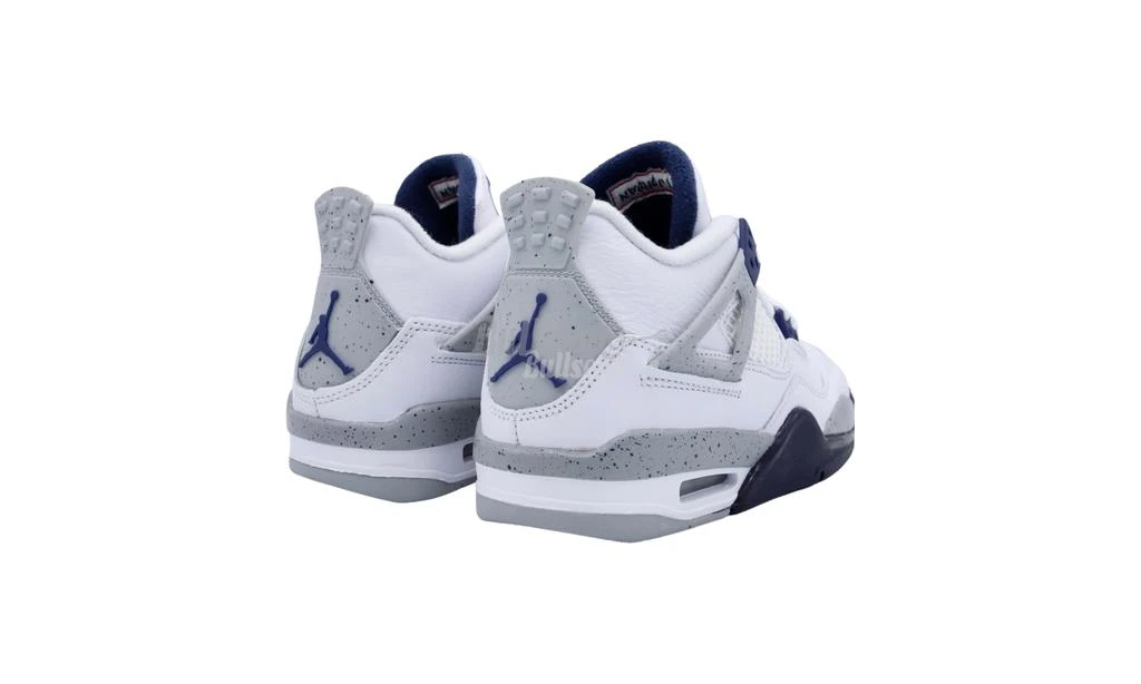 商品Jordan|Air Jordan 4 Retro "White Midnight Navy" GS,价格¥1776,第3张图片详细描述