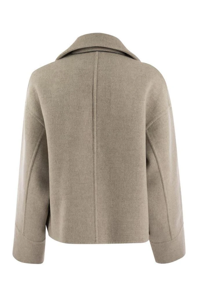 商品Brunello Cucinelli|Brunello Cucinelli Coats in Beige Freddo,价格¥22706,第2张图片详细描述