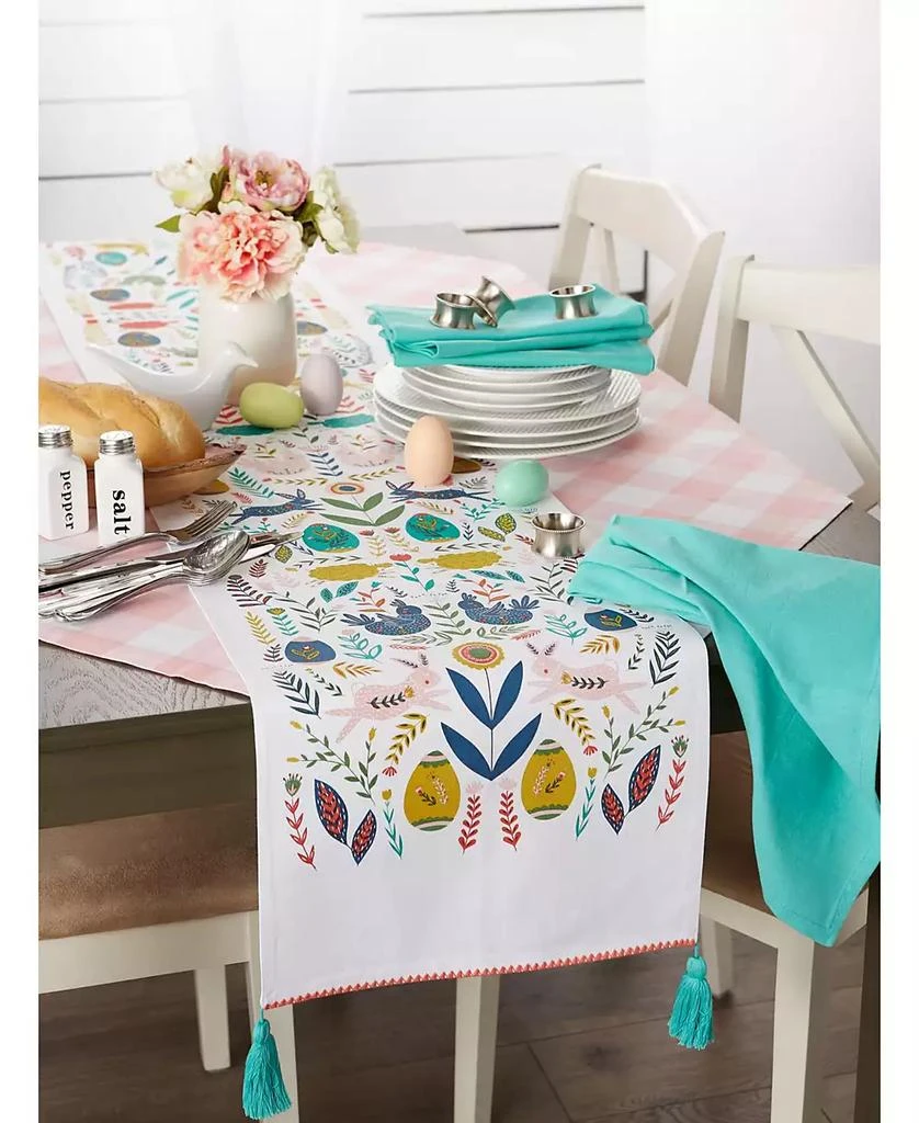 商品Design Imports|Easter Garden Embellished Table Runner, 14" x 108",价格¥274,第2张图片详细描述
