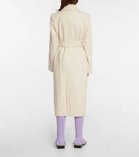 商品Acne Studios|Belted cotton twill coat,价格¥4552,第3张图片详细描述