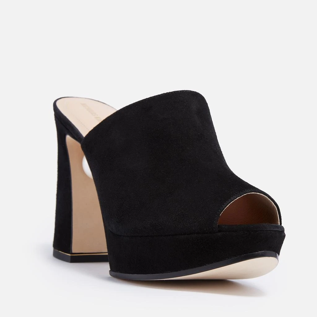 商品Nicholas Kirkwood|Nicholas Kirkwood Annabel Embellished Suede Heeled Mules,价格¥547,第3张图片详细描述