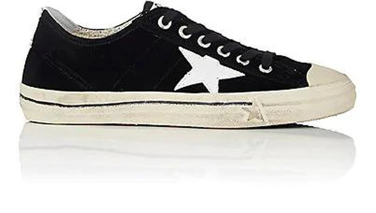 商品Golden Goose|Women's V-Star 2 Velvet Sneakers,价格¥2521,第1张图片