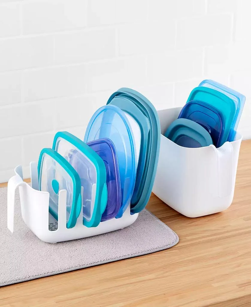 商品YouCopia|7" Dry Plus Store Bag Drying Rack and Bin Set, 2 Piece,价格¥278,第2张图片详细描述