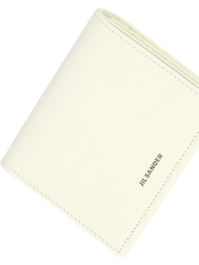 商品Jil Sander|Folded Wallet With Embossed Jil Sander Logo V Wallets & Card Holders White,价格¥1147,第4张图片详细描述