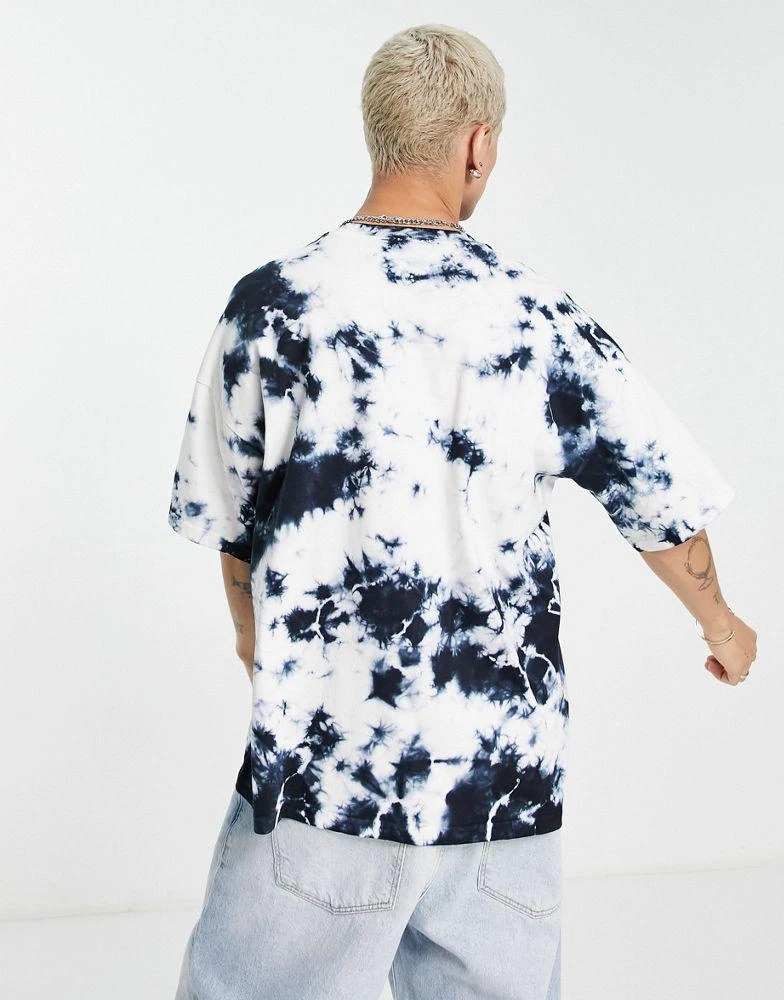 商品CHAMPION|Champion Reverse Weave tie dye collegiate t-shirt in black,价格¥260,第2张图片详细描述