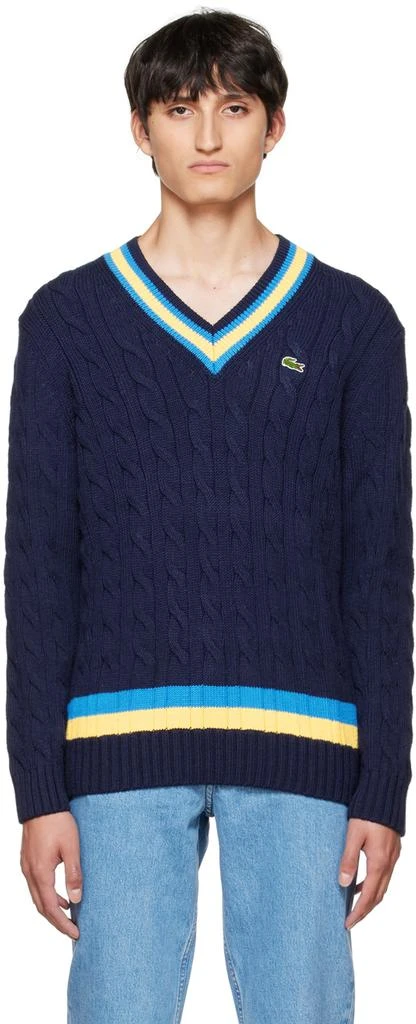 商品Lacoste|Navy Classic Sweater,价格¥984,第1张图片