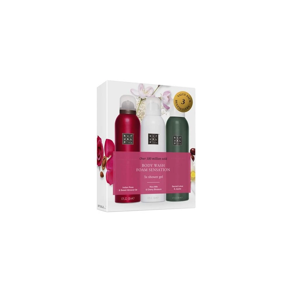 商品Rituals|3-Pc. Foaming Shower Gel Gift Set,价格¥224,第3张图片详细描述