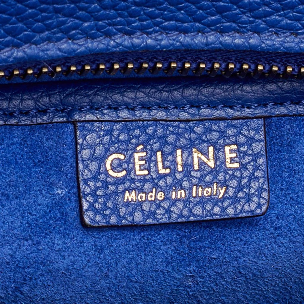 Céline Blue Leather Nano Luggage Tote 商品