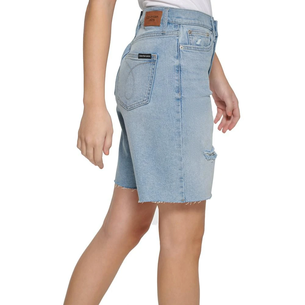 商品Calvin Klein|Women's High Rise 90s Fit Cutoff Jean Shorts,价格¥81,第3张图片详细描述