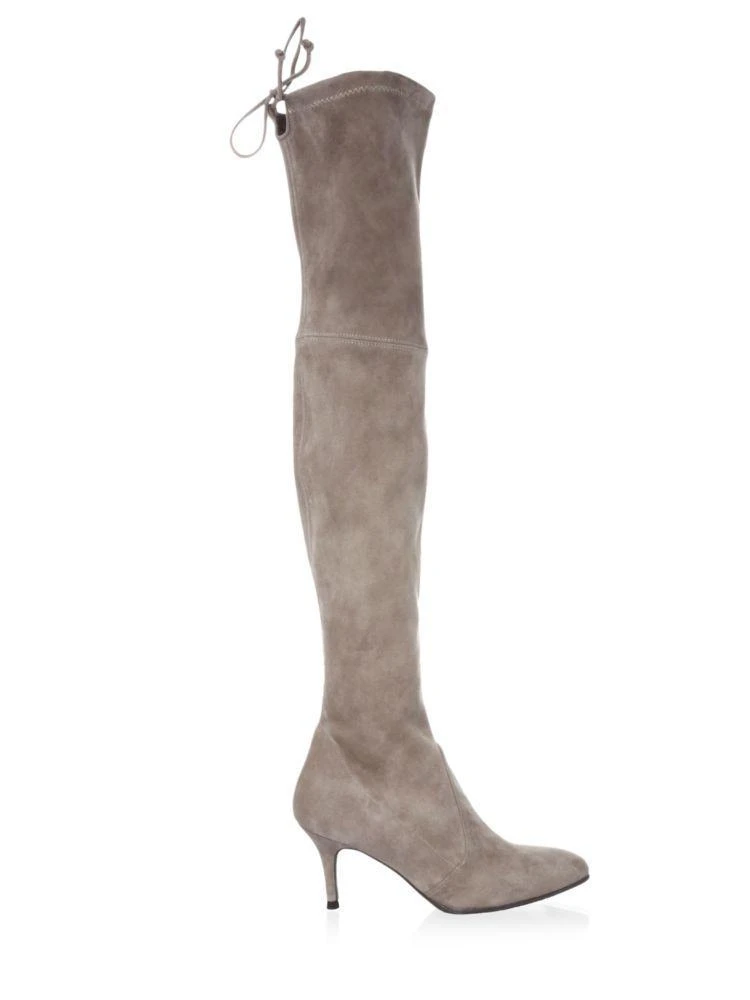 商品Stuart Weitzman|Tiemodel 麂皮过膝靴,价格¥868,第4张图片详细描述