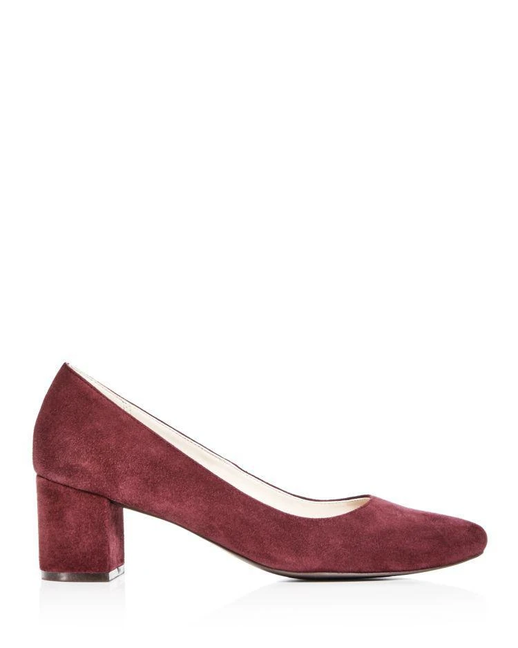 商品Cole Haan|Cole Haan Women's Justine Suede Block Heel Pumps,价格¥544,第2张图片详细描述