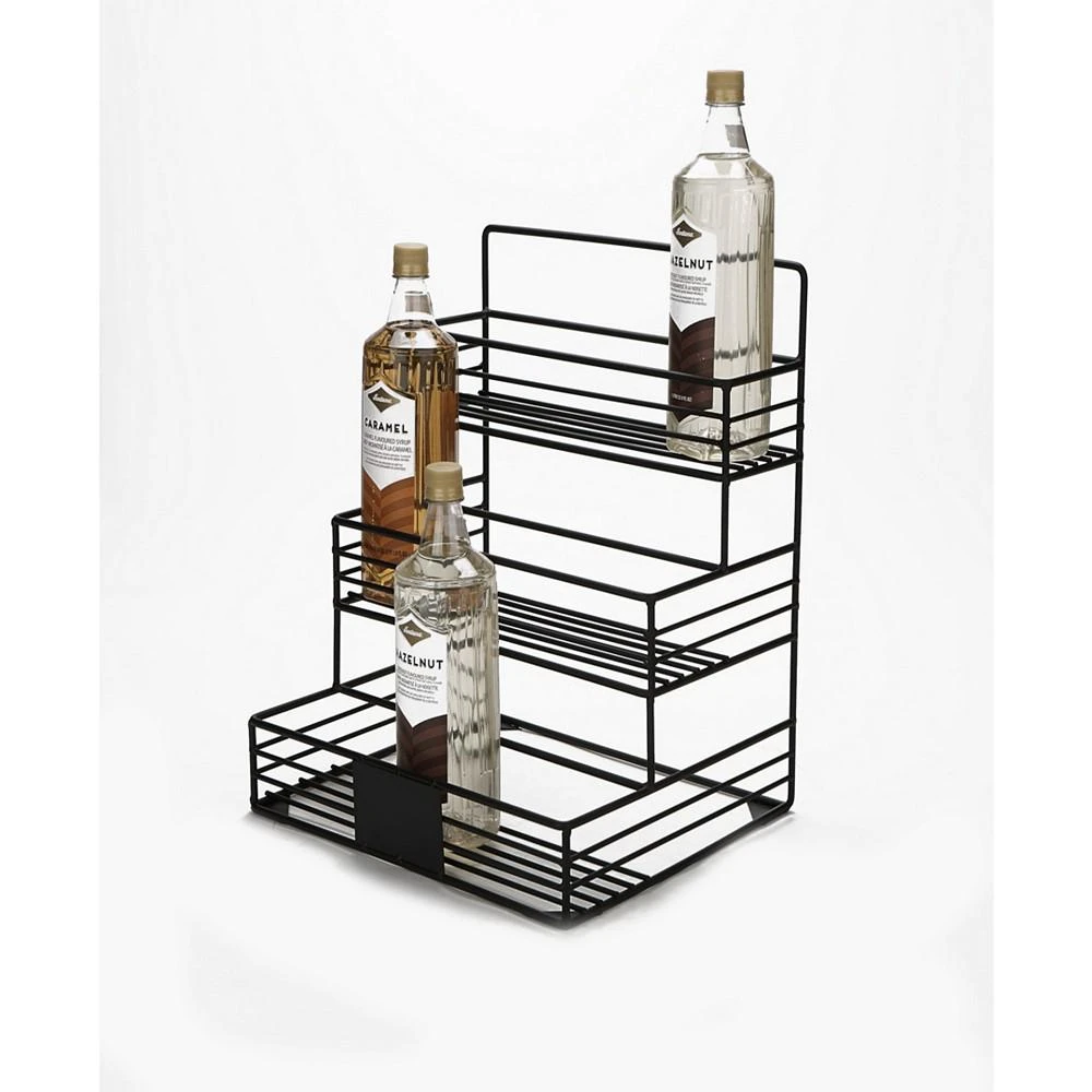 商品Mind Reader|Iron Condiment Bottle Holder - 12 Capacity,价格¥1214,第3张图片详细描述