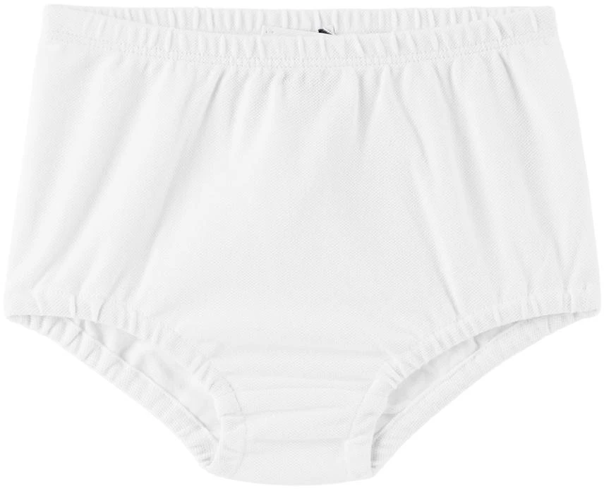 商品Burberry|白色格纹婴儿连衣裙 & 短裤套装,价格¥1553,第4张图片详细描述