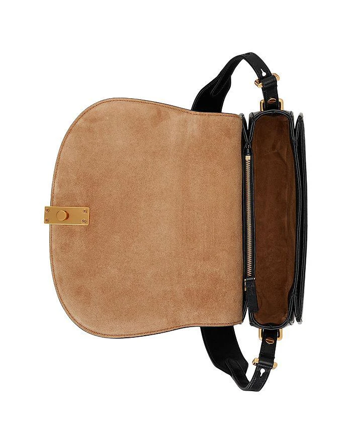 商品Ralph Lauren|Polo ID Medium Saddle Bag,价格¥3590,第2张图片详细描述