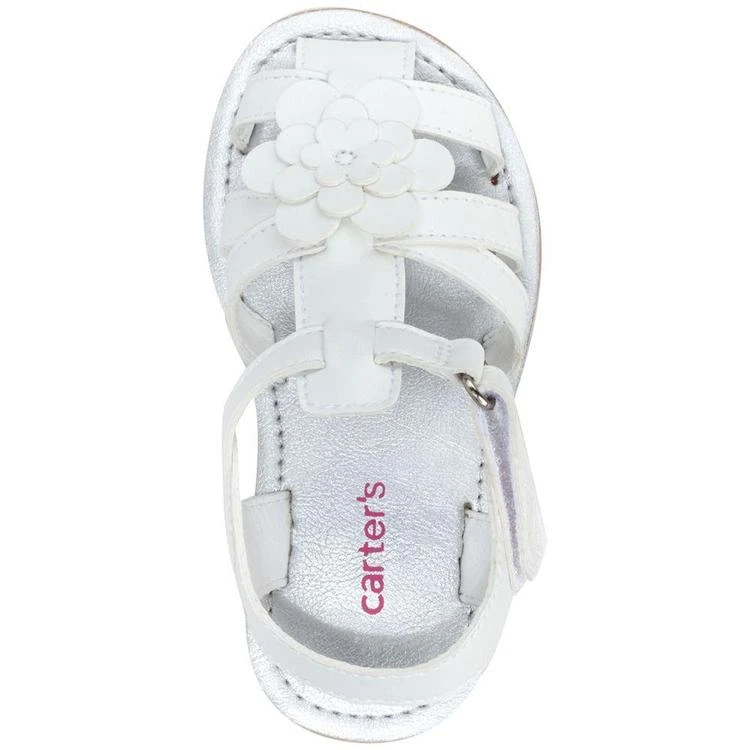 商品Carter's|女幼童/小童 Misty Strappy Sandals, Toddler Girls (4.5-10.5) & Little Girls (11-3),价格¥150,第4张图片详细描述