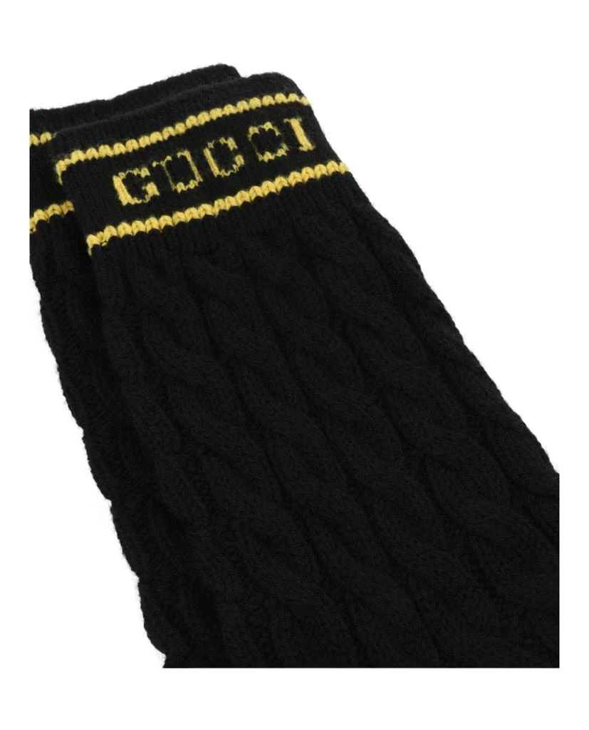 商品Gucci|Logo Wool Crew Socks,价格¥597,第3张图片详细描述