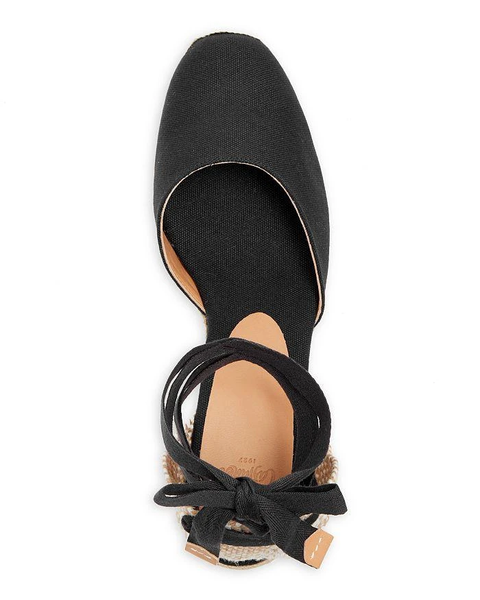商品CASTAÑER|Women's Carina Ankle Tie Espadrille Wedge Sandals,价格¥1132,第3张图片详细描述