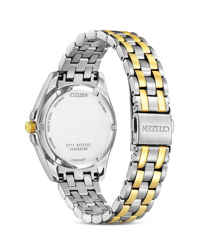 商品Citizen|Corso Women's Two-Tone Stainless Steel Bracelet Watch, 33mm,价格¥2837,第2张图片详细描述