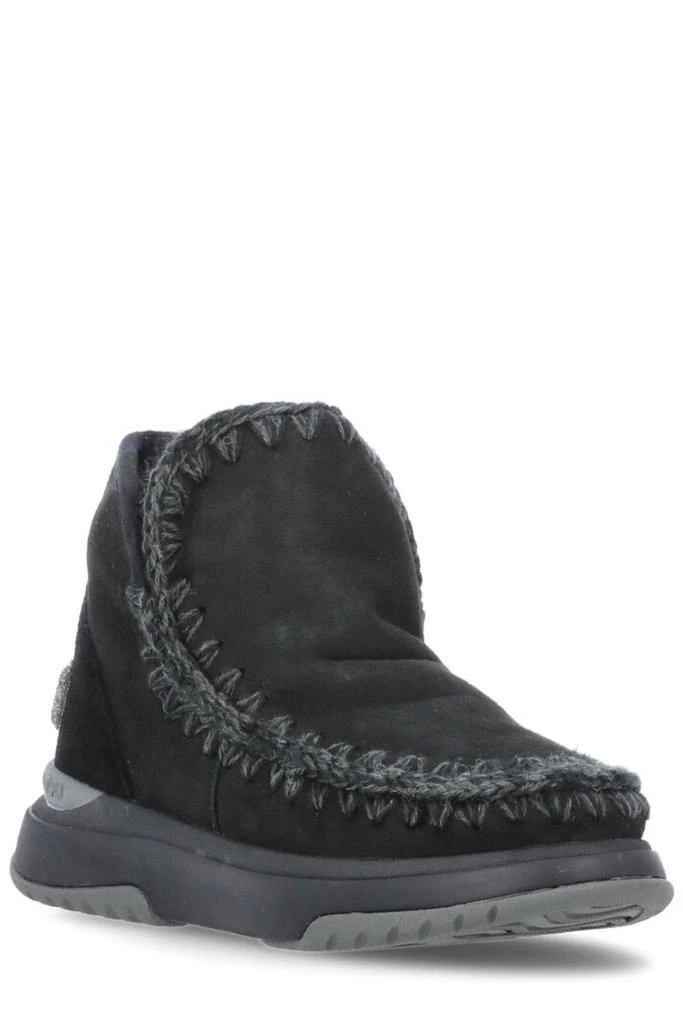 商品Mou|Mou Eskimo Logo-Glitter Whipstitch-Trim Boots,价格¥2096,第2张图片详细描述