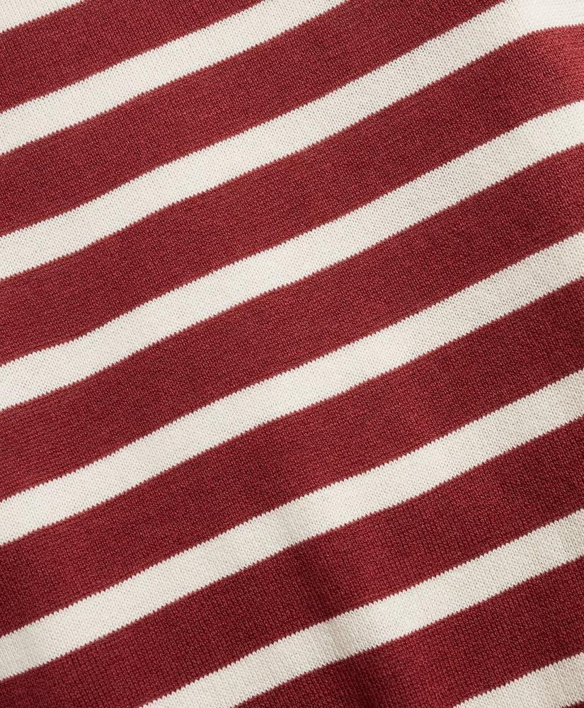 商品Brooks Brothers|Silk and Cotton Stripe Crewneck Sweater,价格¥350,第5张图片详细描述