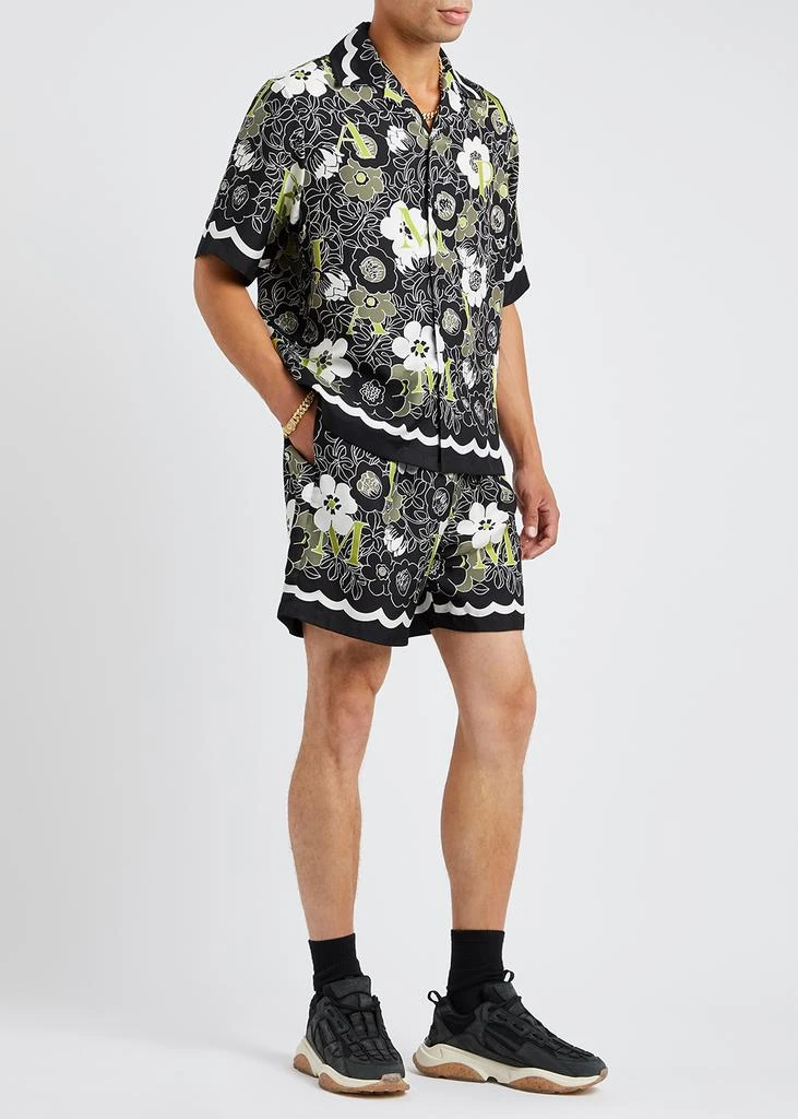 商品AMIRI|Floral-print silk-twill shirt,价格¥4099,第4张图片详细描述