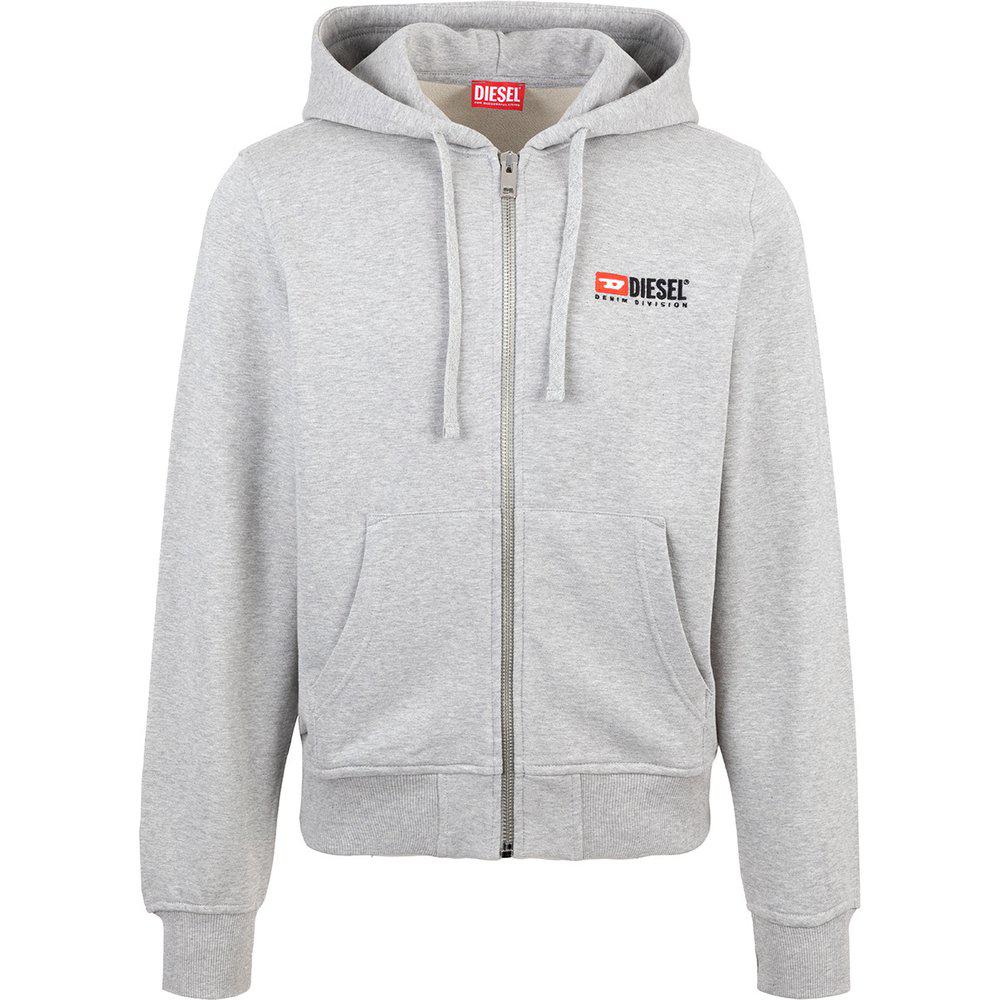 Diesel S-Ginn Zip-Up Drawstring Hoodie商品第1张图片规格展示