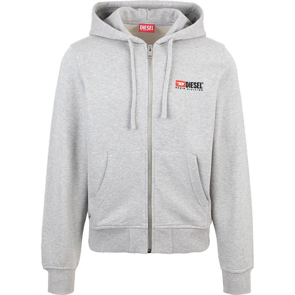 商品Diesel|Diesel S-Ginn Zip-Up Drawstring Hoodie,价格¥1081,第1张图片