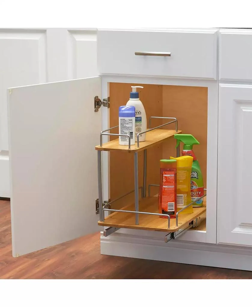 商品Household Essentials|Glidez 2-Tier 11.5" Sliding Cabinet Organizer,价格¥1150,第2张图片详细描述